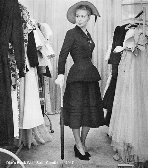 1950s new look dior french fashion|christian Dior 1947 collection.